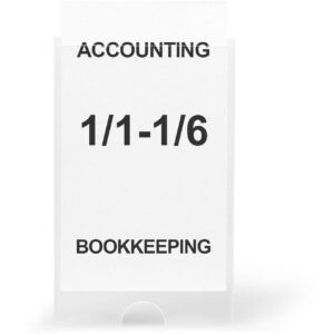 Label Holders 46x75mm