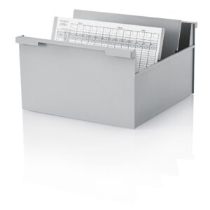 styro Karteikasten A4quer grau