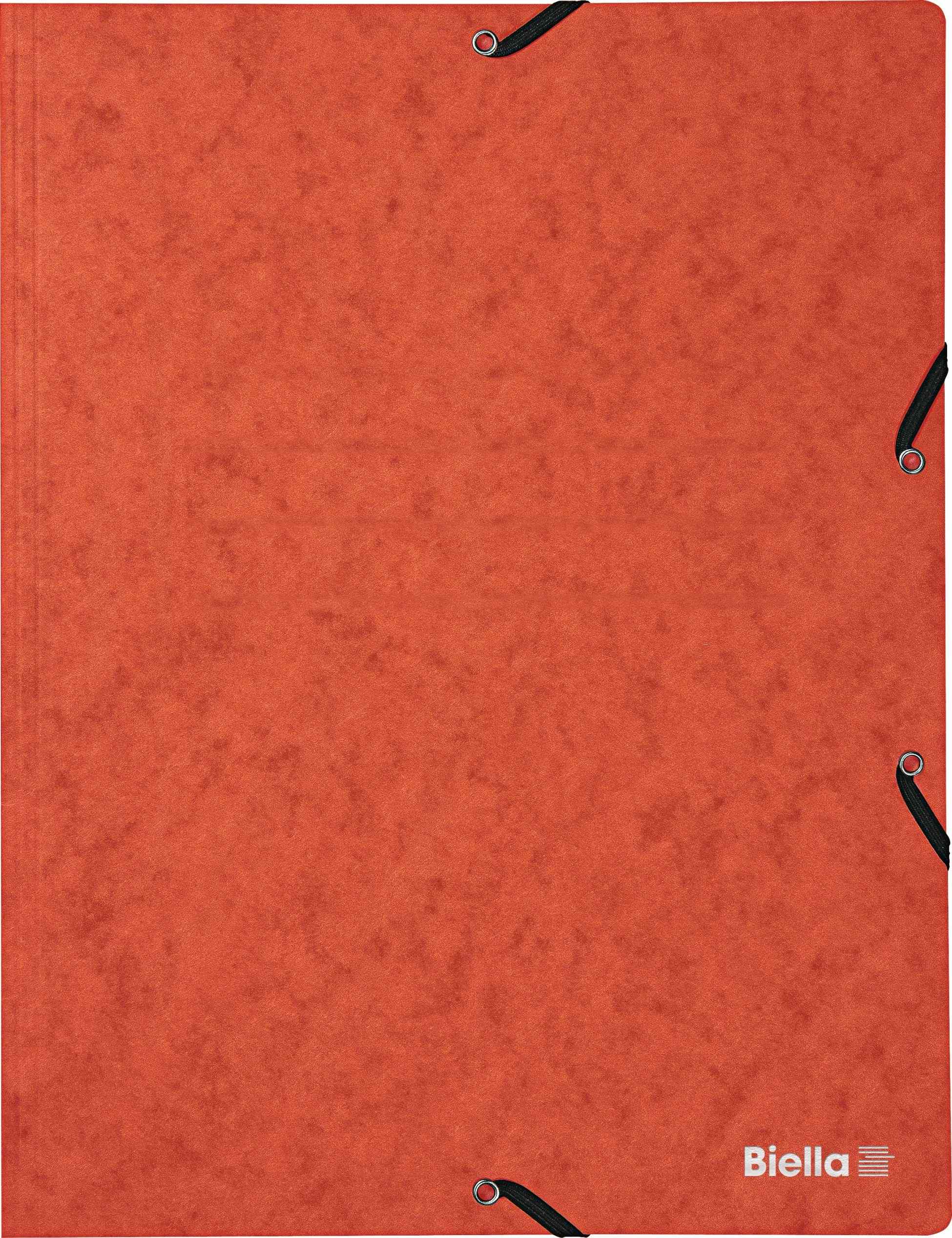 Gummibandmappe Presspan A4 orange