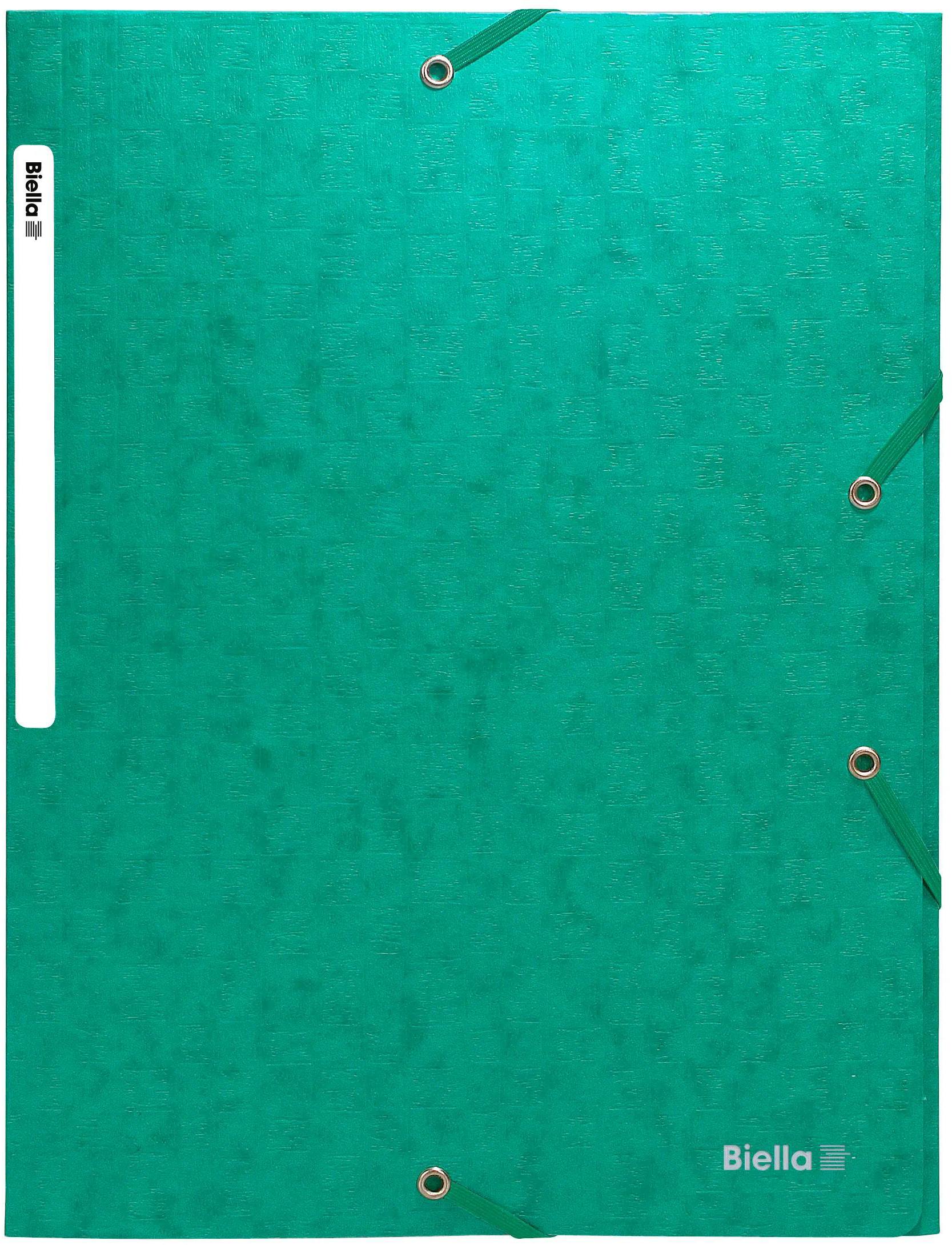 Gummibandmappe A4 grün
