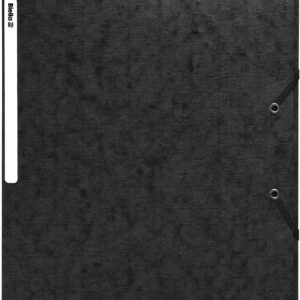 Gummibandmappe A4 schwarz