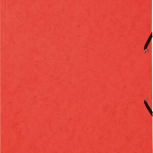 Gummibandmappe Presspan A4 rot