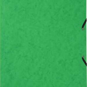 Gummibandmappe Presspan A4 grün