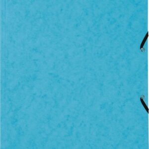 Gummibandmappe Pressspan A4 hellblau