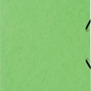 Gummibandmappe Pressspan A4 hellgrün