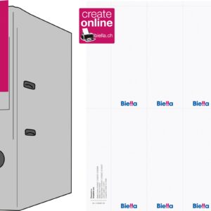 Ordner Etikette für PC Drucker