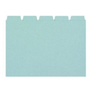 Blanko-Leitkarten blau