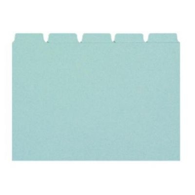 Blanko-Leitkarten blau