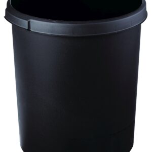 Papierkorb Moon 30l schwarz