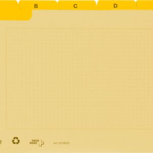 Karteiregister A-Z A7 gelb