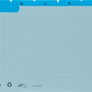 Karteiregister A-Z A7 blau
