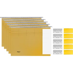 Vetro Mobil Mappen 5-er Set gelb