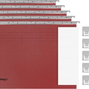 Hängemapp.Orig.A4 5er Set rot