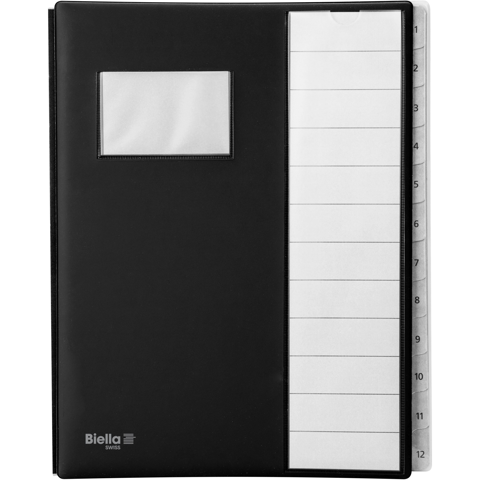 Pultmappe Pronto 12 schwarz