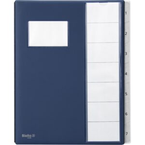 Pultmappe Pronto 7tlg blau