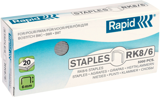 RAPID Heftklammern RK8/6