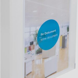 Zeigebuch A4, 4R 45mm weiss