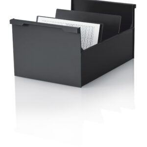 styro Karteikasten A5quer schw