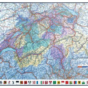 Schreibunt.GeoPad Schweiz65x50