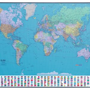 Schreibunt.GeoPad Welt E 65x50