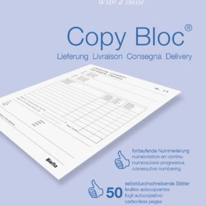 Lieferscheine A6 d/f