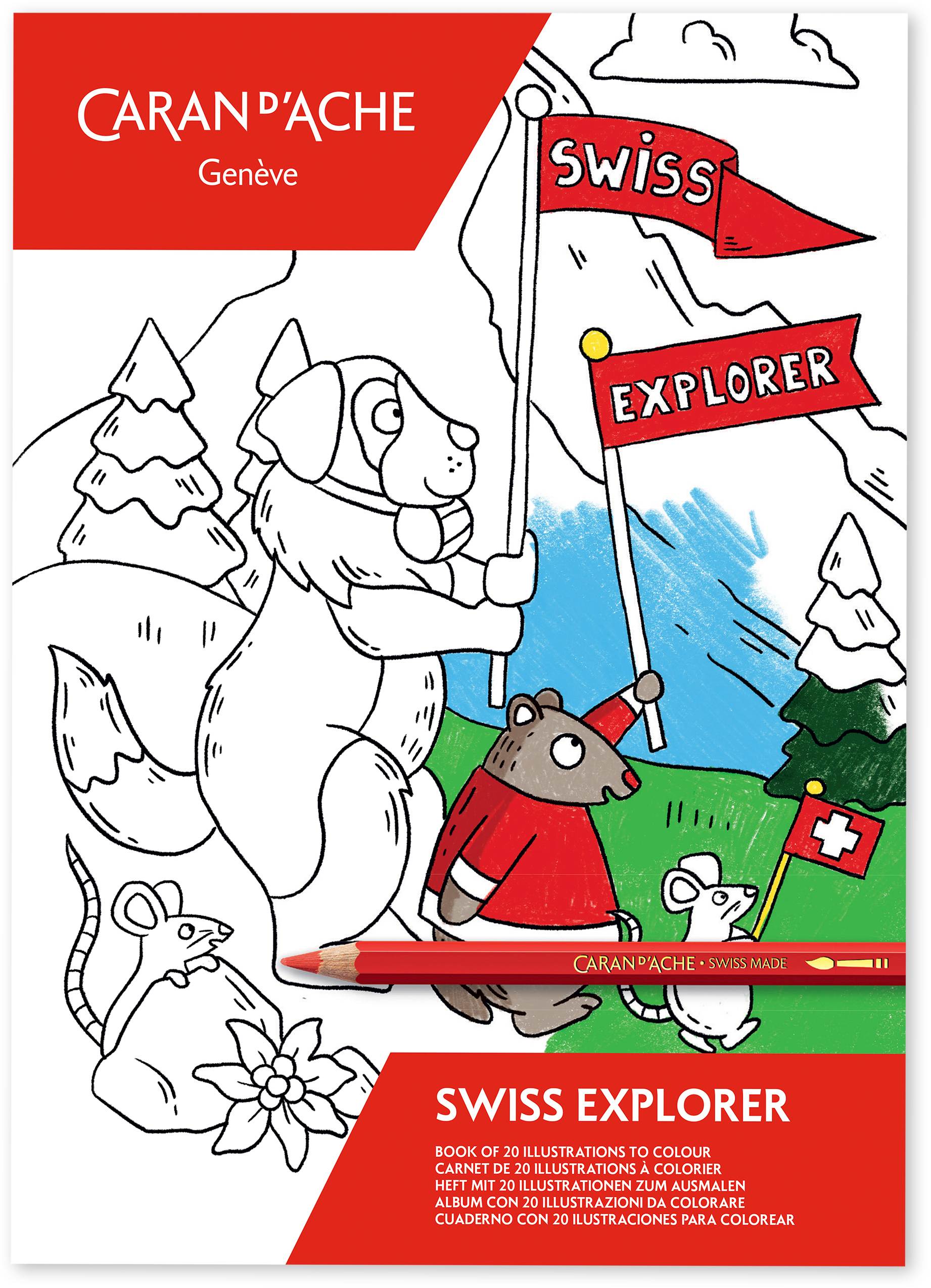 CARAN D'ACHE Malbuch Schweiz