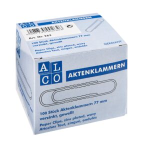 ALCO      Büroklammern              77mm