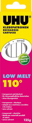 Klebepatronen LT110 transp.