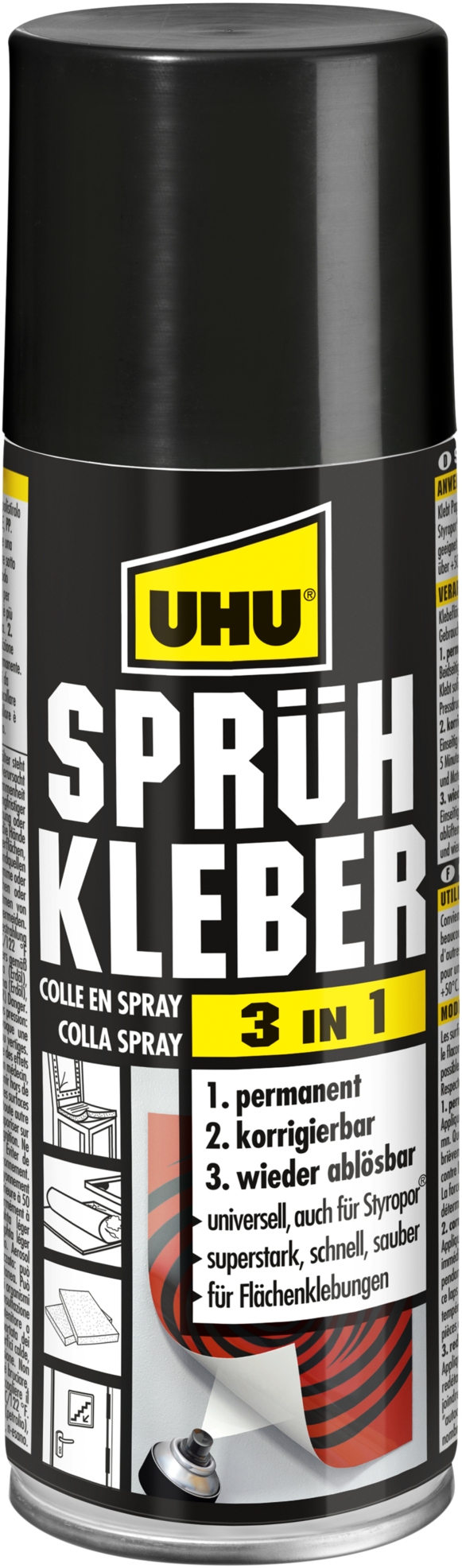 Sprühkleber 3 in 1