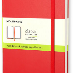 Notizbuch HC Large blanco rot