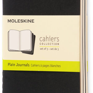 Notizheft Cahier A6 bla.schwar