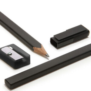 Bleistift 2B+Kappe+Spitzer sw