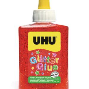 UHU Glitter Glue mit Glitzerpartikeln