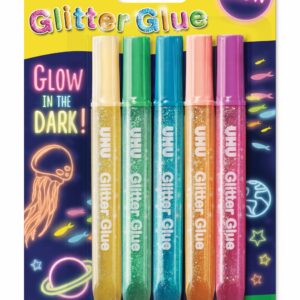 UHU Glitter Glue Glow in the Dark