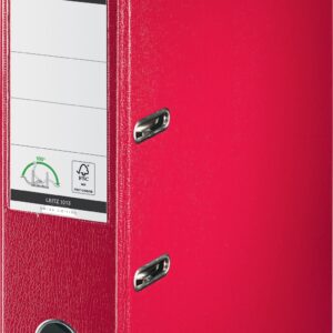 Ordner Leitz 180° rot 80mm