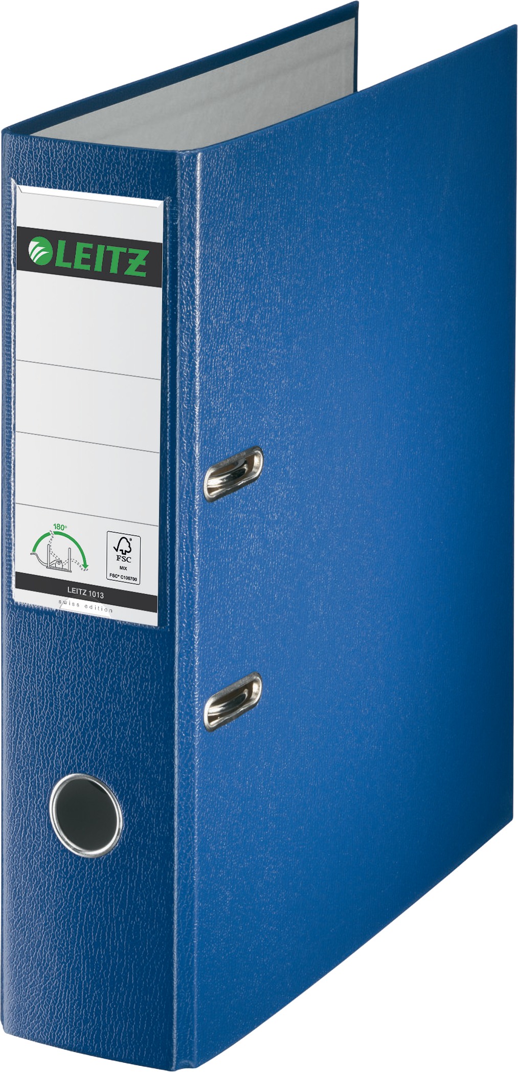 Ordner Leitz 180° blau 80mm