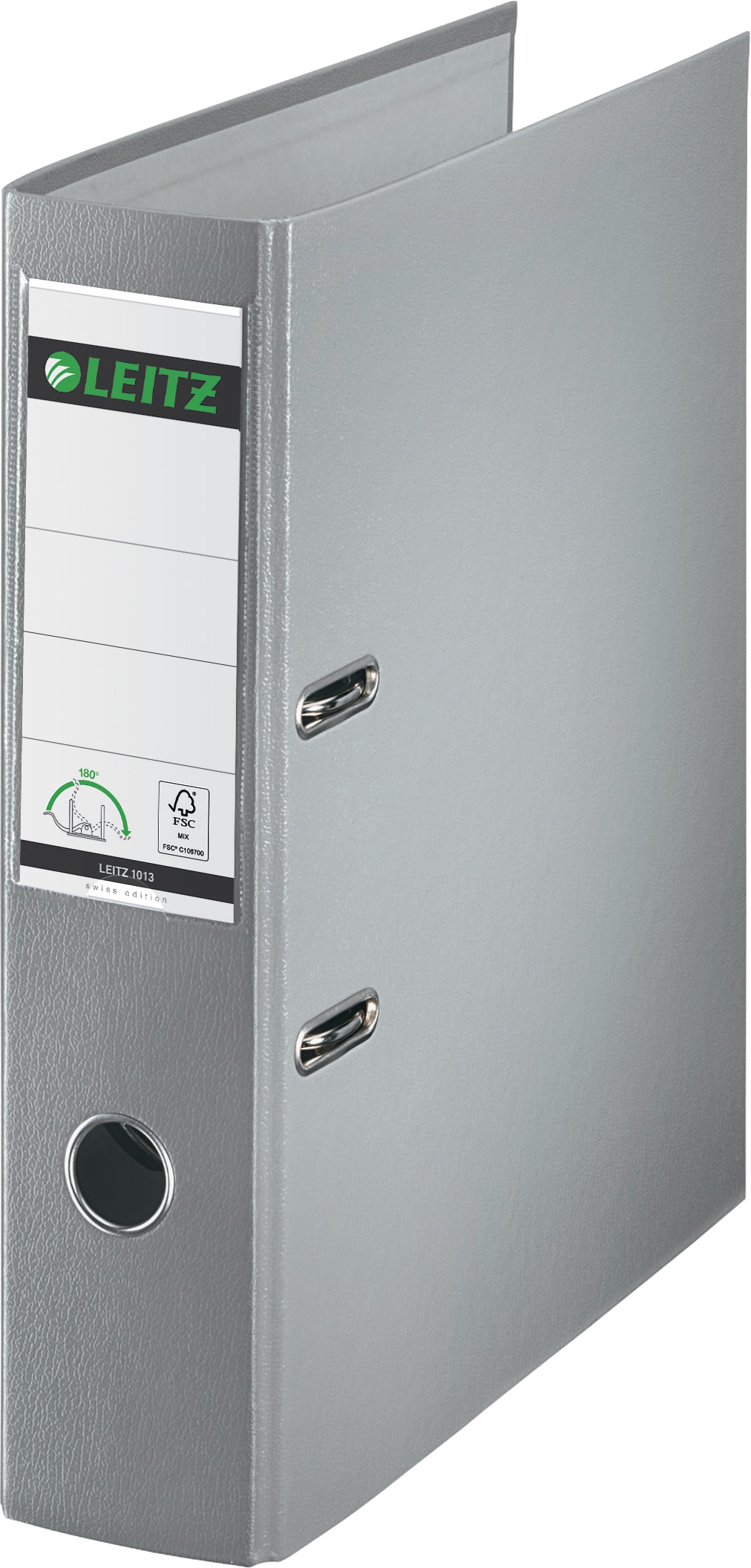 Ordner Leitz 180° grau 80mm