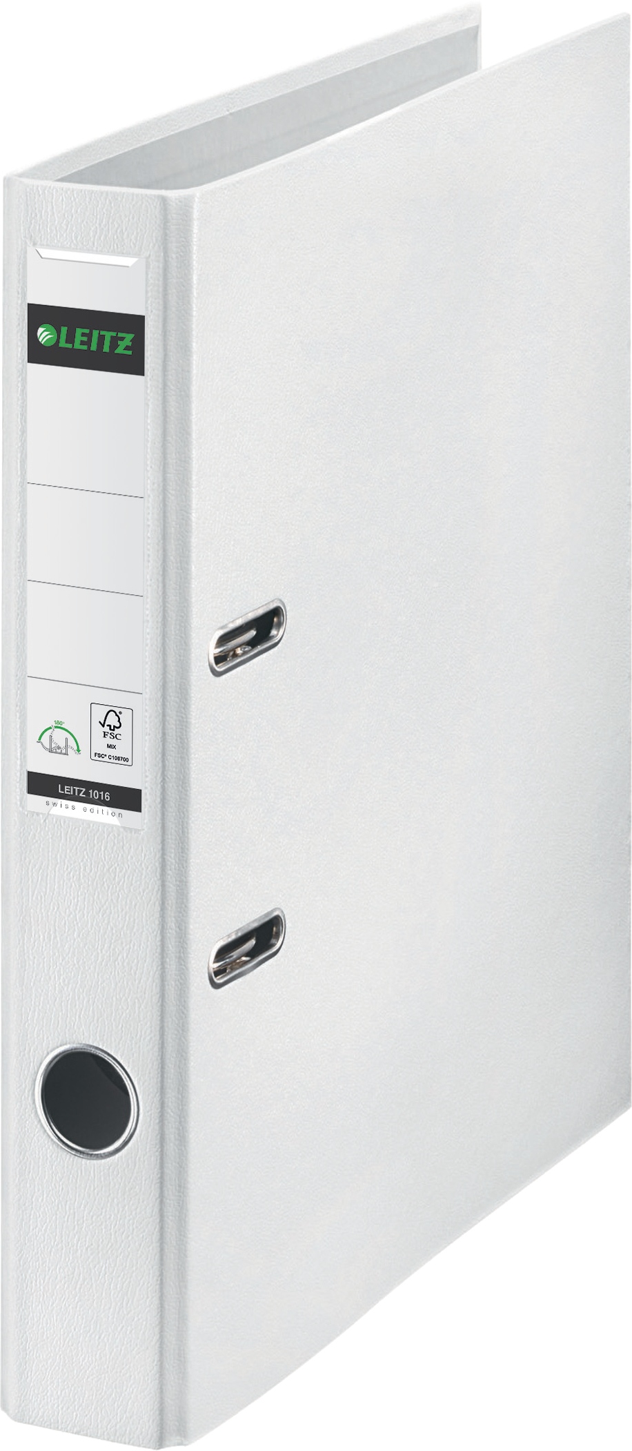 Ordner Leitz 180° weiss 52mm