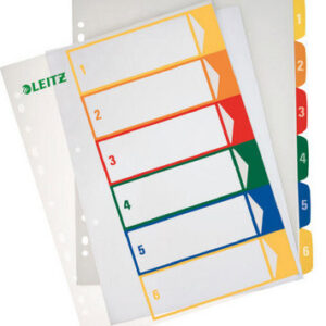 Register bedruckbar 1-6