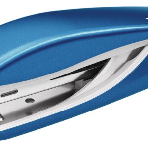 Heftgerät Mini WOW blau metal.