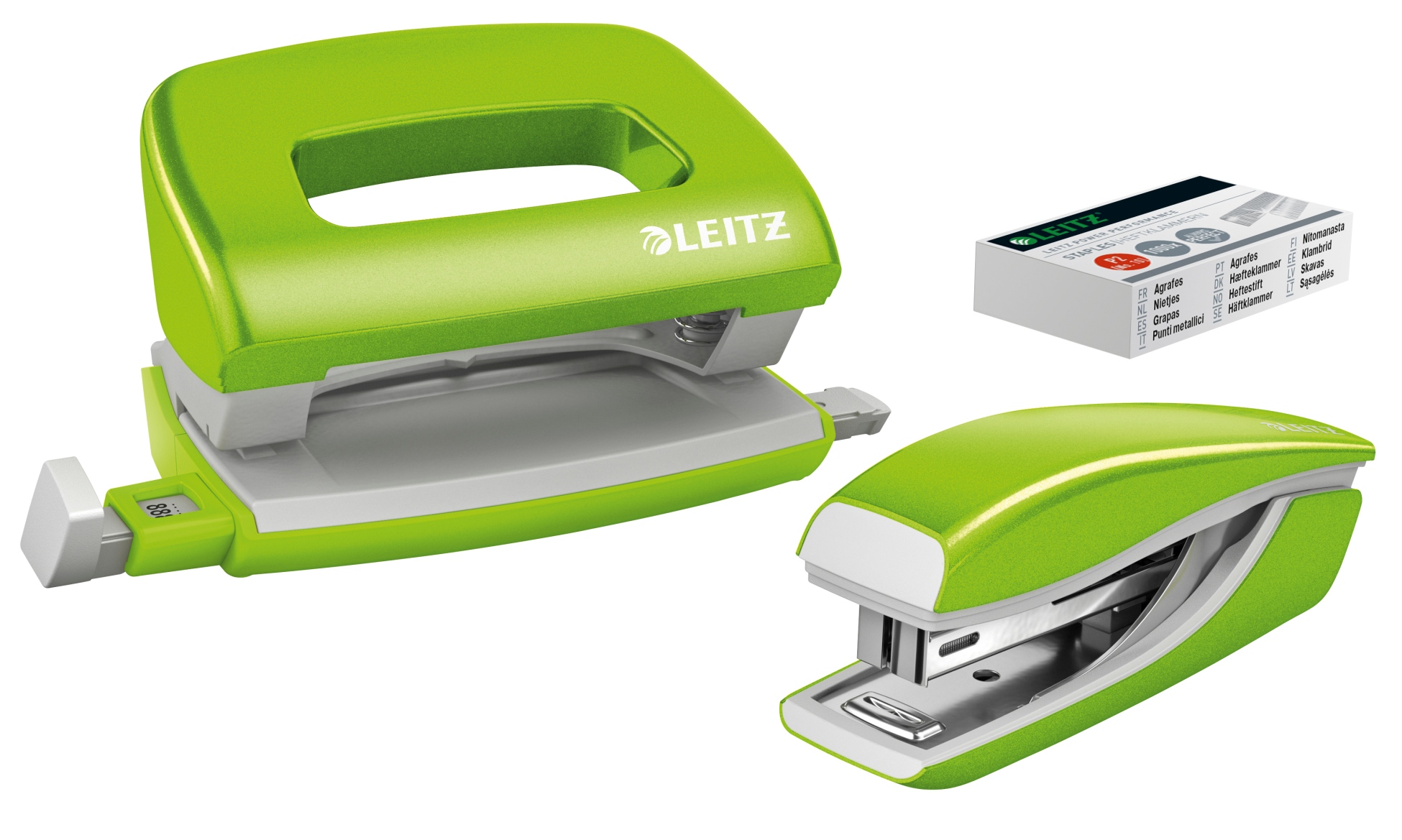 Locher&Heftg.Mini WOW grün