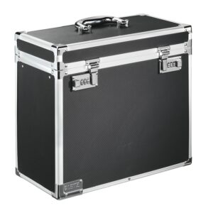 Hängemappen-Box schwarz-chrom