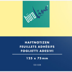 BÜROLINE  Haftnotizen           125x75mm