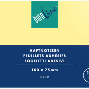 BÜROLINE  Haftnotizen           100x75mm
