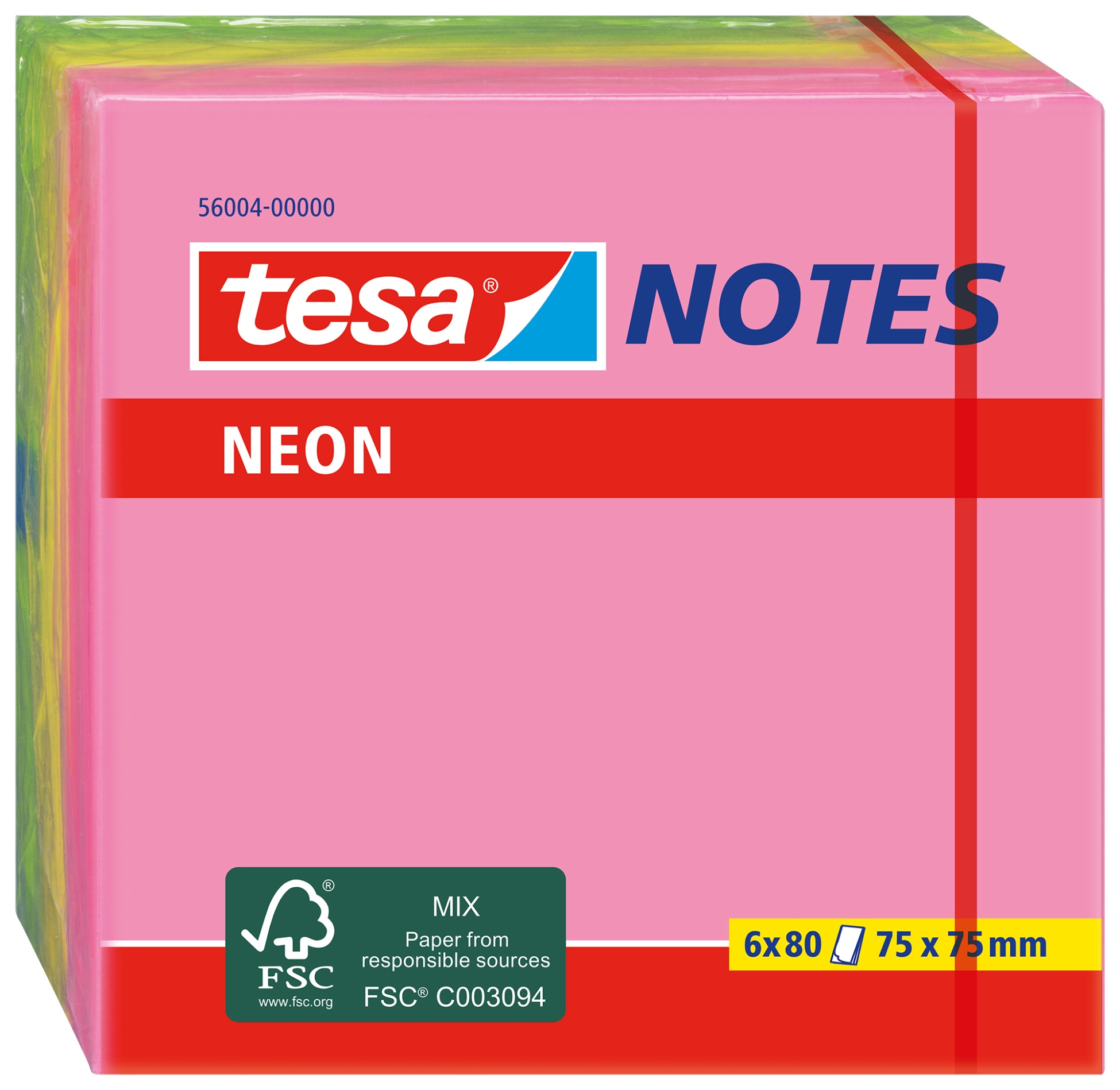 TESA Neon Notes 75x75mm