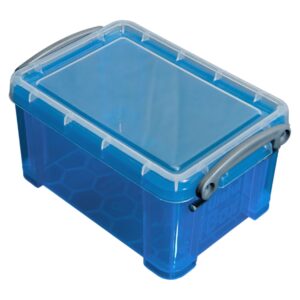 Ordnungsbox 0.3l blau transp