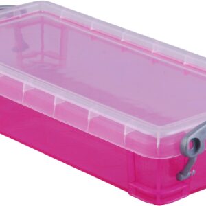 Ordnungsbox 0.55l pink transp
