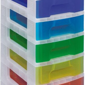 Schubladenel.8x7l bunt mRollen