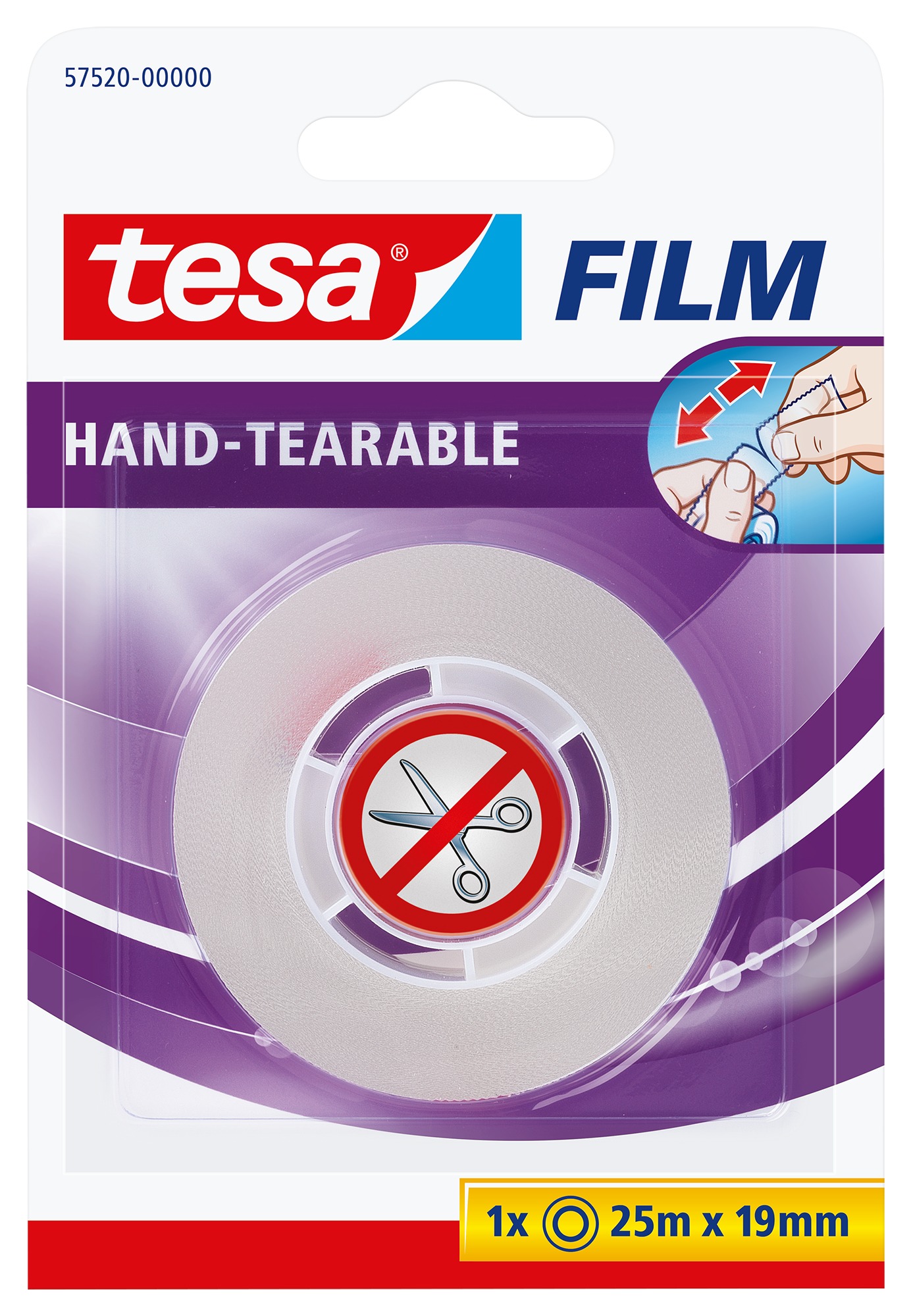tesafilm v.Hand reissbar 19x25
