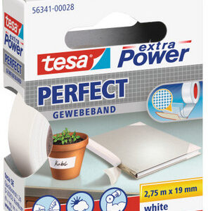 Gewebeband weiss 2.75mx19mm